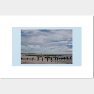 The beach at Whitley Bay in June (2) Posters and Art